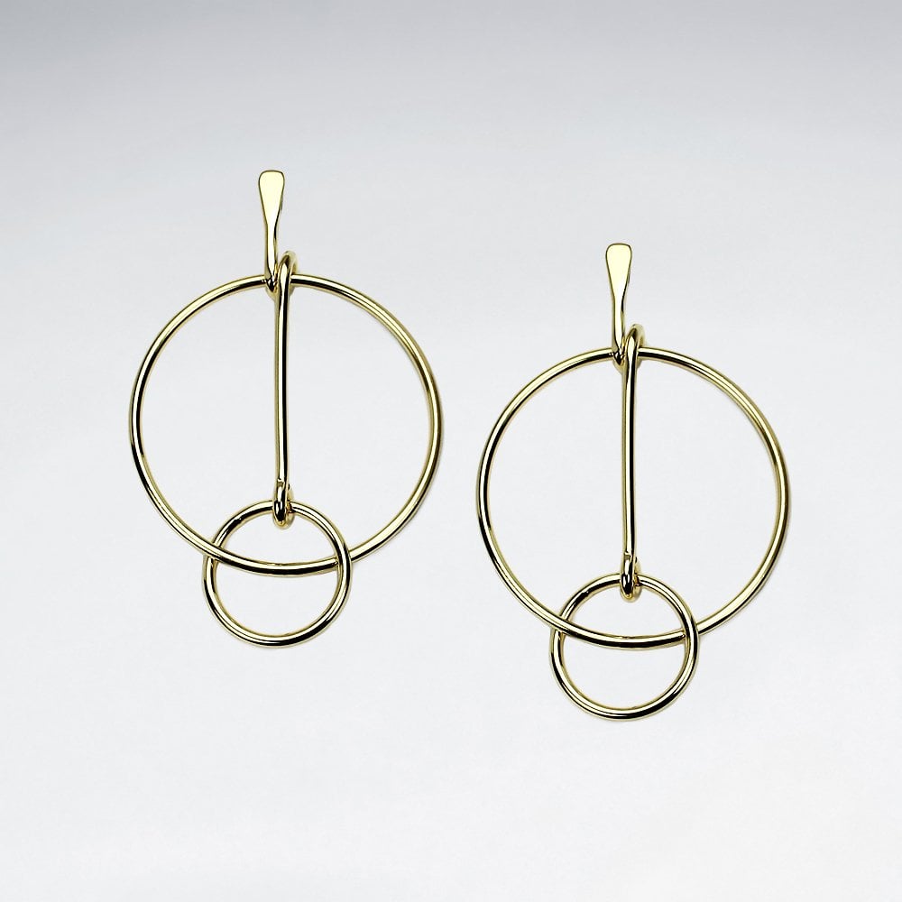 The Grand Resolve Sterling Silver Openwork Statement Earrings