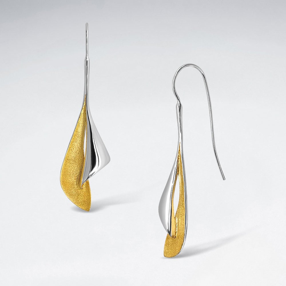 Sterling Silver Freeform Statement Earrings
