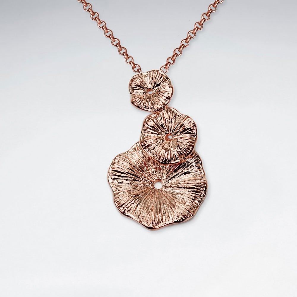 Sterling Silver Sand Dollar Cascade Pendant
