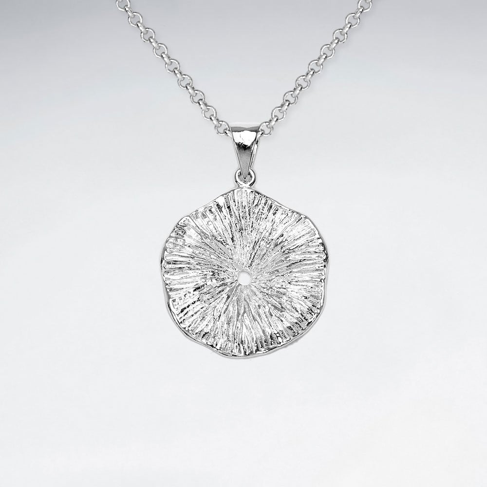 Sterling Silver Sand Dollar Pendant
