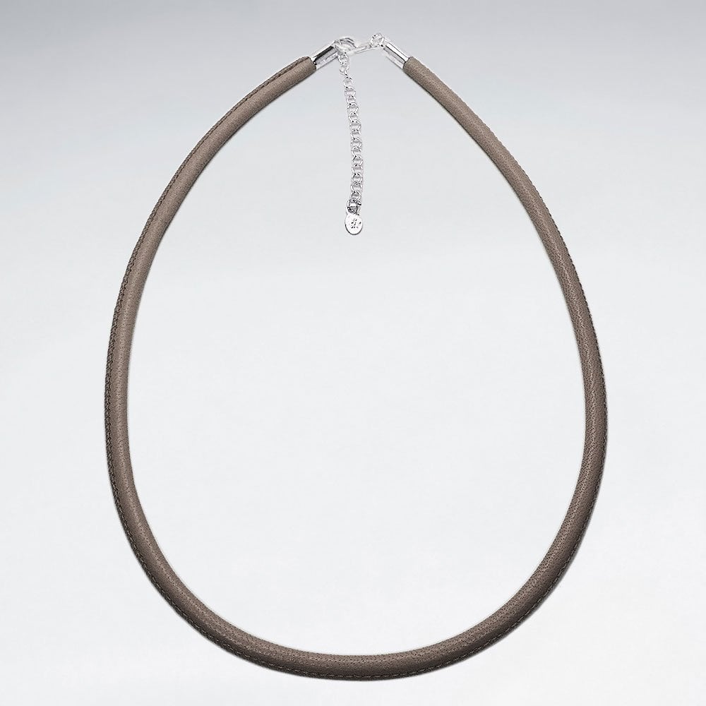 Thick Nappa Leather Necklace