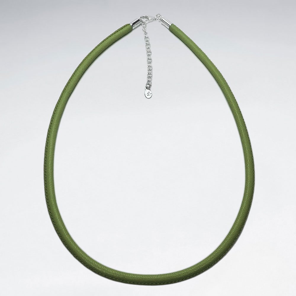 Thick Nappa Leather Necklace
