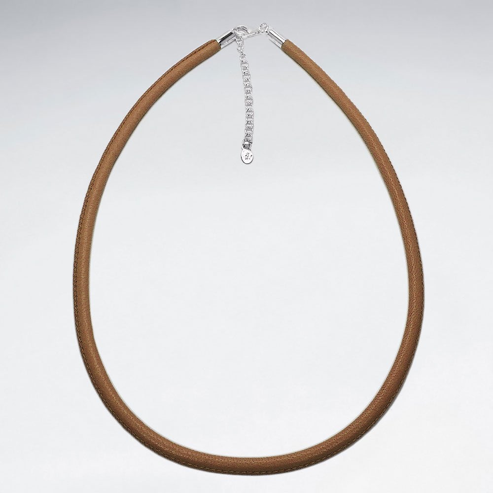 Thick Nappa Leather Necklace