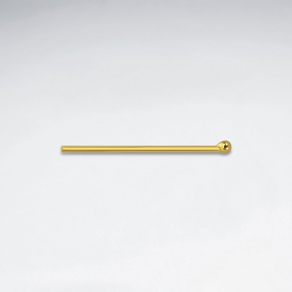 Sterling Silver Round Head Pins Jewelry Accessory Pack of 100 Pieces