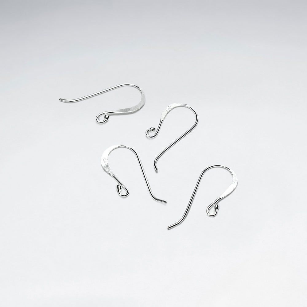 Sterling Silver Fish Hook Earrings Accessories Pack of 10 Pairs
