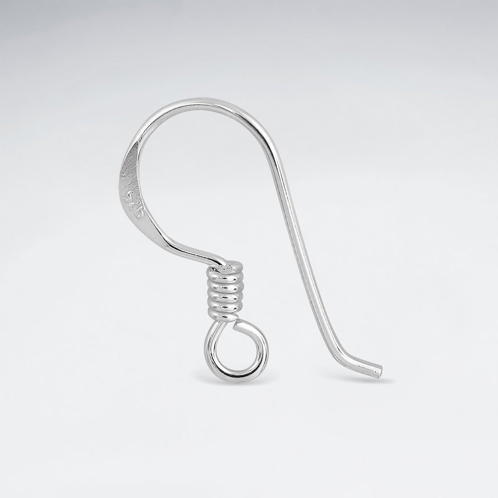 Sterling Silver Fish Hooks Earrings Accessories Pack of 10 Pairs