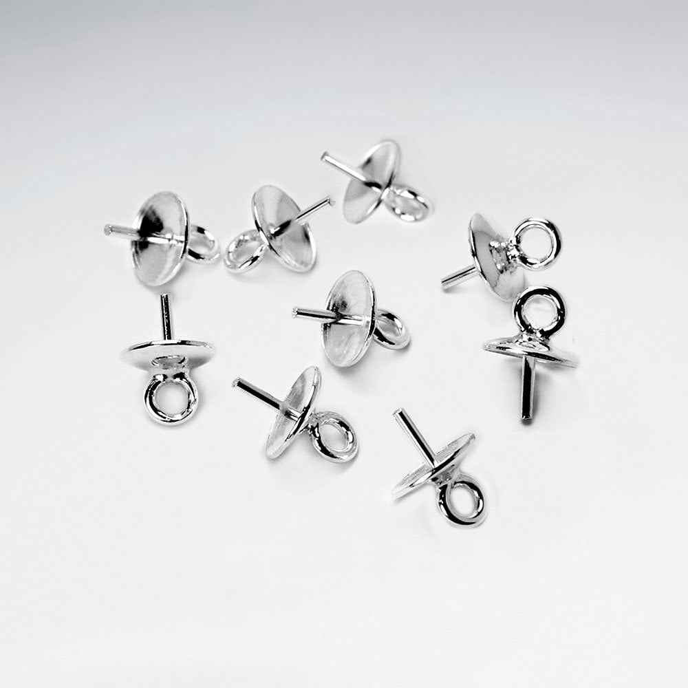 Sterling Silver Cup and Peg Drop Pack of 40 Pieces