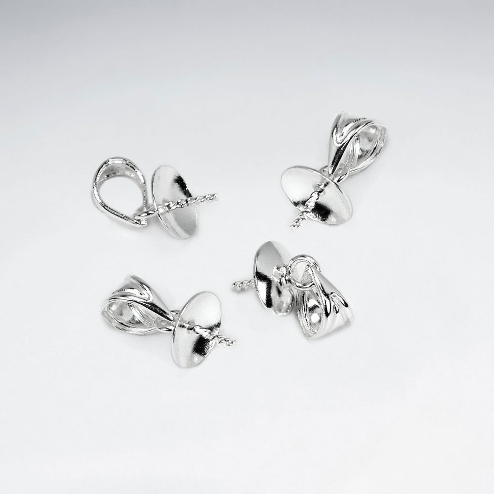 Teardrop Pendant with Cup and Peg Dangle Pendant Pack of 20 Pieces