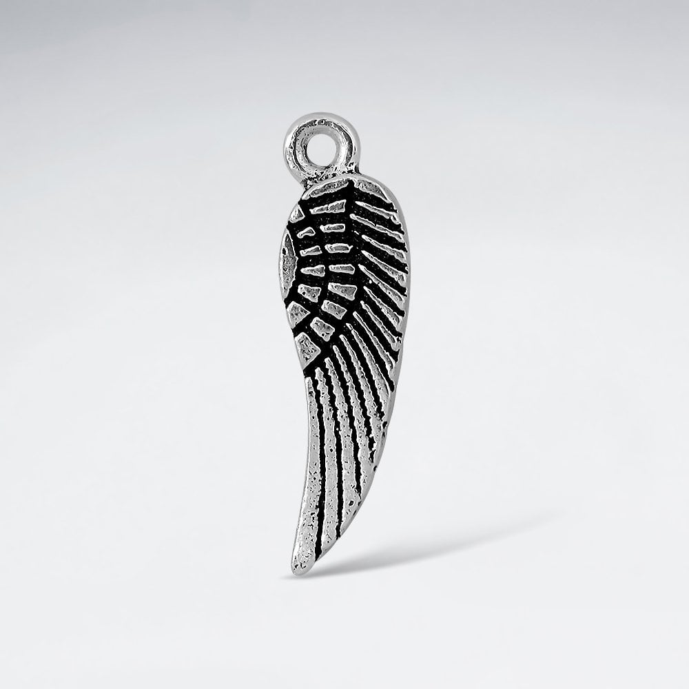 Sterling Silver Textured Pinion Charms Pack of 20 Pieces