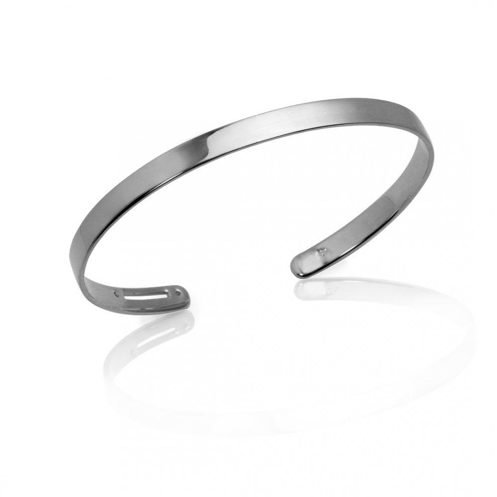 Engravable 925 Silver Bangle