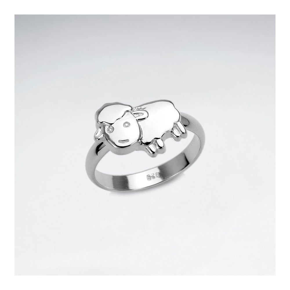 Sterling Silver Whimsical Sheep Ring