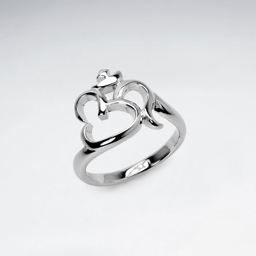 Sterling Silver ''Om" Ring