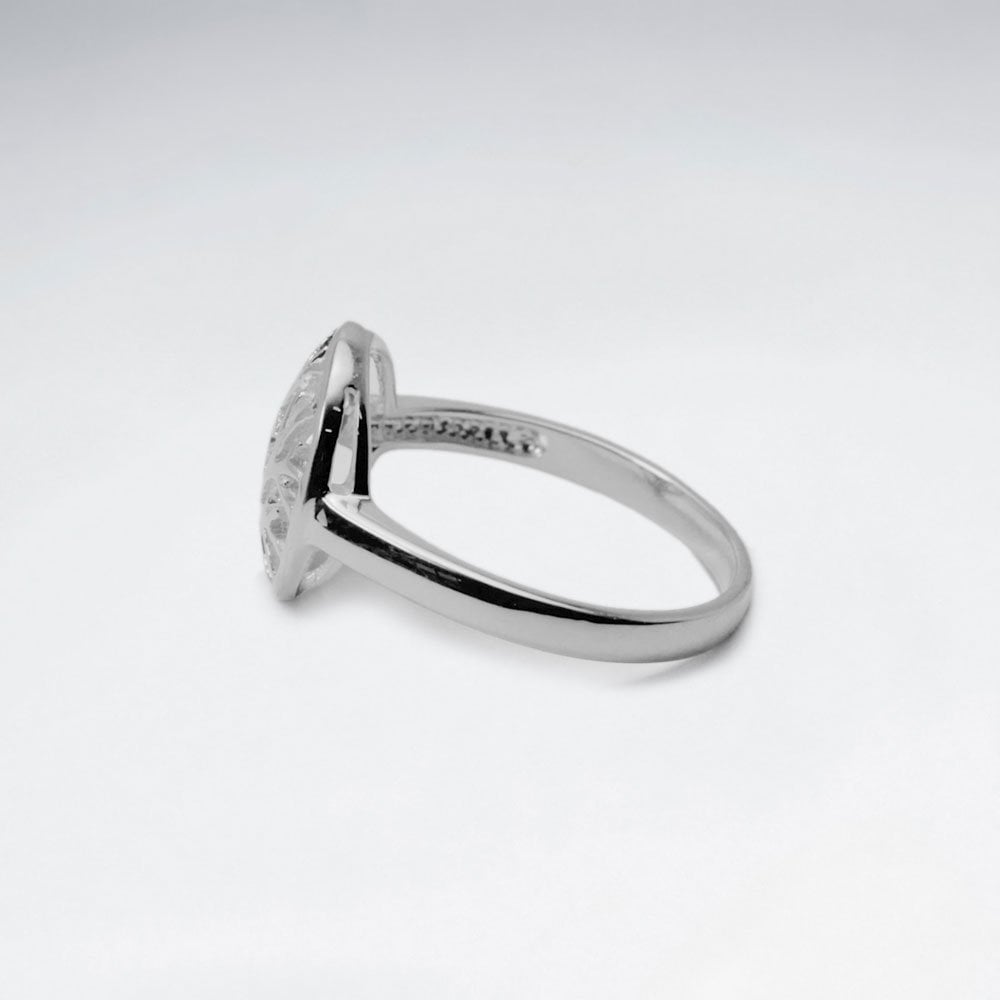 Enchanting Tree of Life Sterling Silver Ring