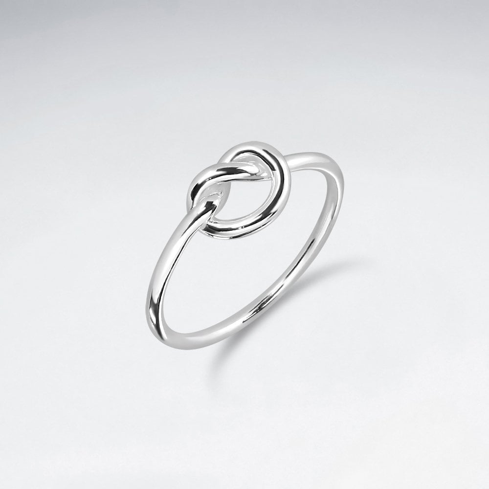 Openwork Sterling Silver Knot Ring