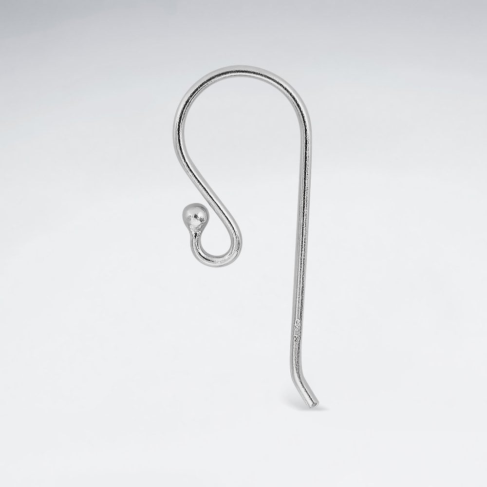 Long Style Sterling Silver Shepherds Hooks Earring Accessories Pack Of 20 Pairs